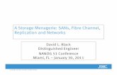 A Storage Menagerie: SANs, Fibre Channel, Replication and Networks
