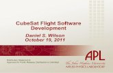 CubeSat Flight Software Development