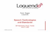Speech Technologies and Standards - W3