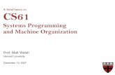 Systems Programming and Machine Organization - Apple