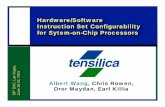 Hardware/Software Instruction Set Configurability for Sytem-on