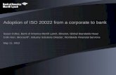 Adoption of ISO 20022 from a corporate to bank