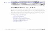 Configuring RADIUS and TACACS+ - Cisco Systems, Inc