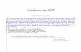 Strangeness and QGP