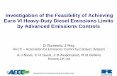 Investigation of the Feasibility of Achieving Euro VI Heavy-Duty