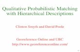 Qualitative Probabilistic Matching with Hierarchical Descriptions