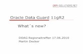 Oracle Data Guard 11gR2 What´s new?