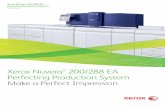 Xerox Nuvera 200/288 EA Perfecting Production System Make a