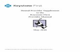 Dental Provider Manual - Provider - Resources - Keystone First