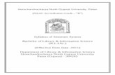 Syllabus of Semester System Bachelor of Library & Information