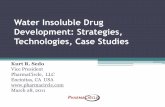 Water Insoluble Drug Development: Strategies, Technologies, Case
