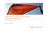 Utilization of XBRL Technology in Thomson Reuters