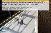 Manage Mobile Devices with Scalability, the Cloud, and Expenses in