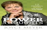 POWER THE BATTLE MIND - Joyce Meyer