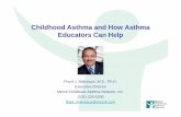 Childhood Asthma and How Asthma Educators Can Help