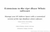 Extensions to the ripe-dbase Whois software - APRICOT