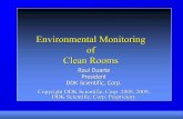 Environmental Monitoring Clean Rooms - DDK Scientific