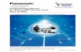 Panasonic NCP Virtual SIP CO Line Card Programming Manual