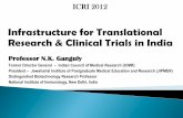 Infrastructure for Translational Research & Clinical Trials in India