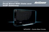 NETCOMM FIBREâ„¢ SERIES Dual Band WiFi Data and VoIP Gateway