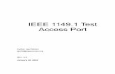 IEEE 1149.1 Test Access Port - University of Texas at El Paso
