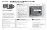 TM Modbus Signal Output Adapter Quick Start Guide