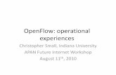 OpenFlow: operational experiences - apan.net
