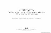 365 Ways to Organize Everything