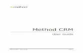 Method CRM User Guide