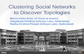 Clustering Social Networks to Discover Topologies