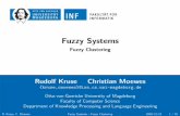 Fuzzy Systems - Fuzzy Clustering - OVGU - Otto-von-Guericke