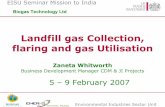 Landfill gas Collection, flaring and gas Utilisation