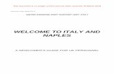 WELCOME TO ITALY AND NAPLES - Gov.uk