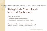 Sliding Mode Control with Industrial Applications - ECE - Rutgers