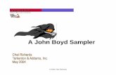 A John Boyd Sampler