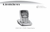 Uniden DCX150 Cordless Phone User Guides