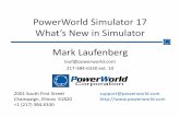 PowerWorld Simulator 17 Whatâ€™s New in Simulator Mark Laufenberg