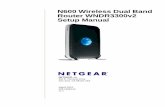N600 Wireless Dual Band Router WNDR3300v2 Setup Manual