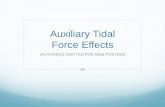 Auxiliary Tidal Force Effects