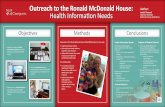 Outreach to the Ronald McDonald House: Health Information Needs