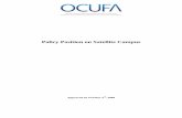 Policy Position on Satellite Campus - OCUFA