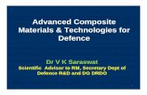Advanced Composite Materials & Technologies for Defence