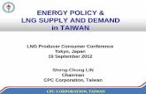 ENERGY POLICY & LNG SUPPLY AND DEMAND in TAIWAN