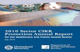 2010 Sector CIKR Protection Annual Report for the Healthcare and Public Health Sector