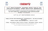 11th NATIONAL SHOW AND SALE OF TRADITIONAL AND NATIVE BREEDS