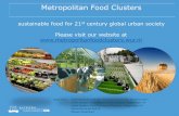 Metropolitan Food Clusters