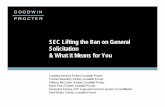 SEC Lifting the Ban on General Solicitation & What it Means