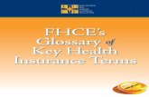 USFHCEâ€™s Directory Health Care Glossary of Key Health