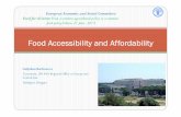 Food Accessibility and Affordability