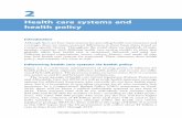Health care systems and health policy - Pharmaceutical Press